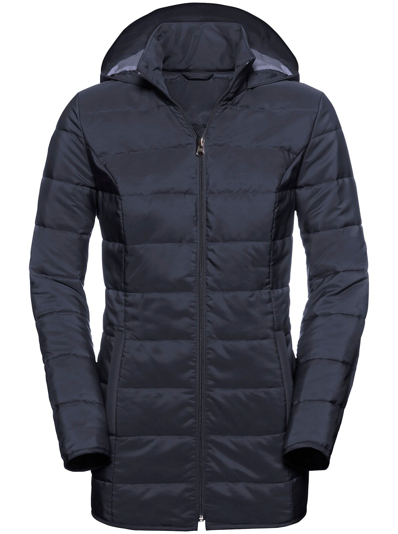 Classic Basics Steppjacke, mit Kapuze