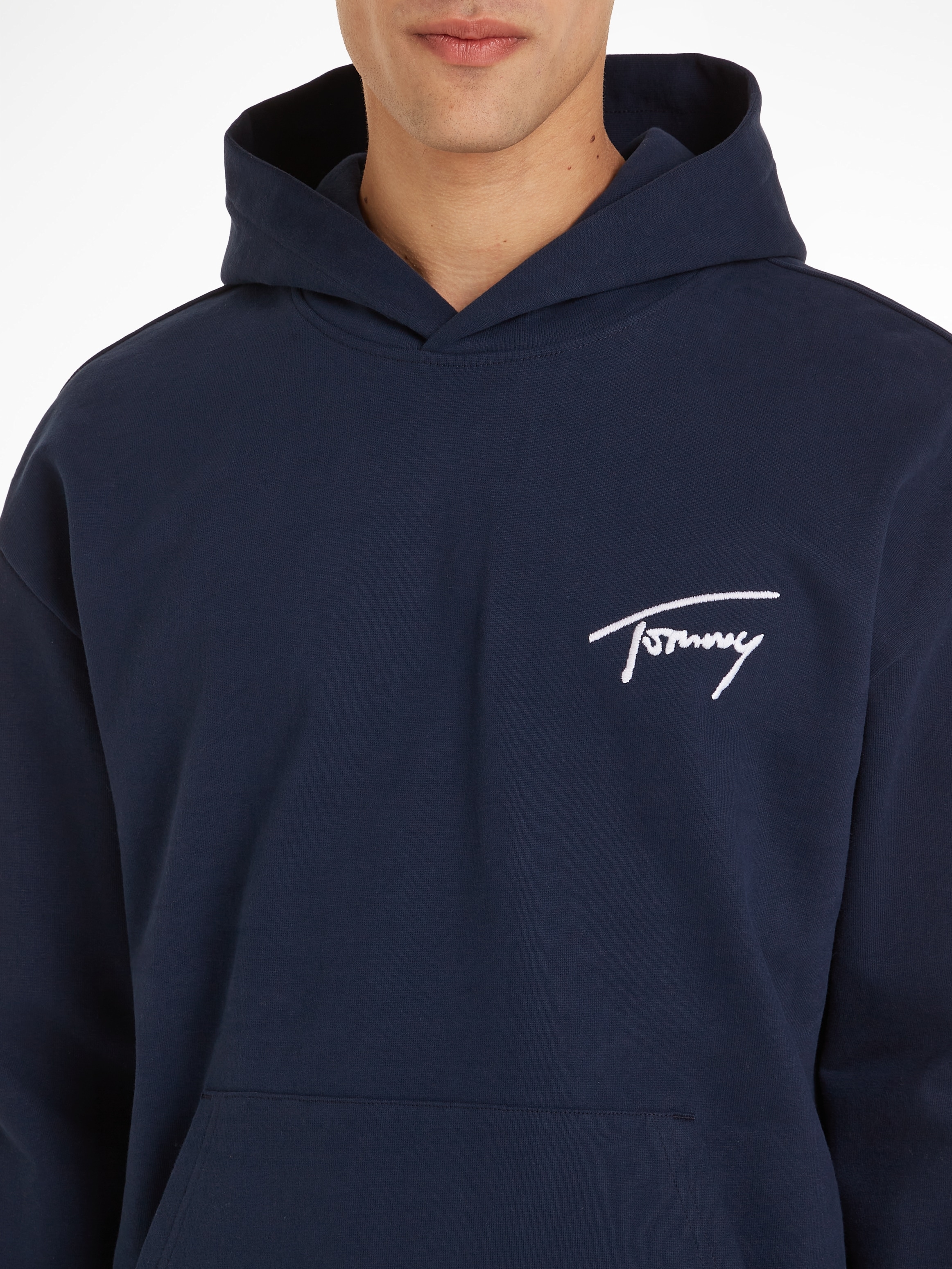 Tommy Jeans Kapuzensweatshirt »TJM RLX SIGNATURE HOODIE EXT«, mit aufgesticktem Signatur-Logo