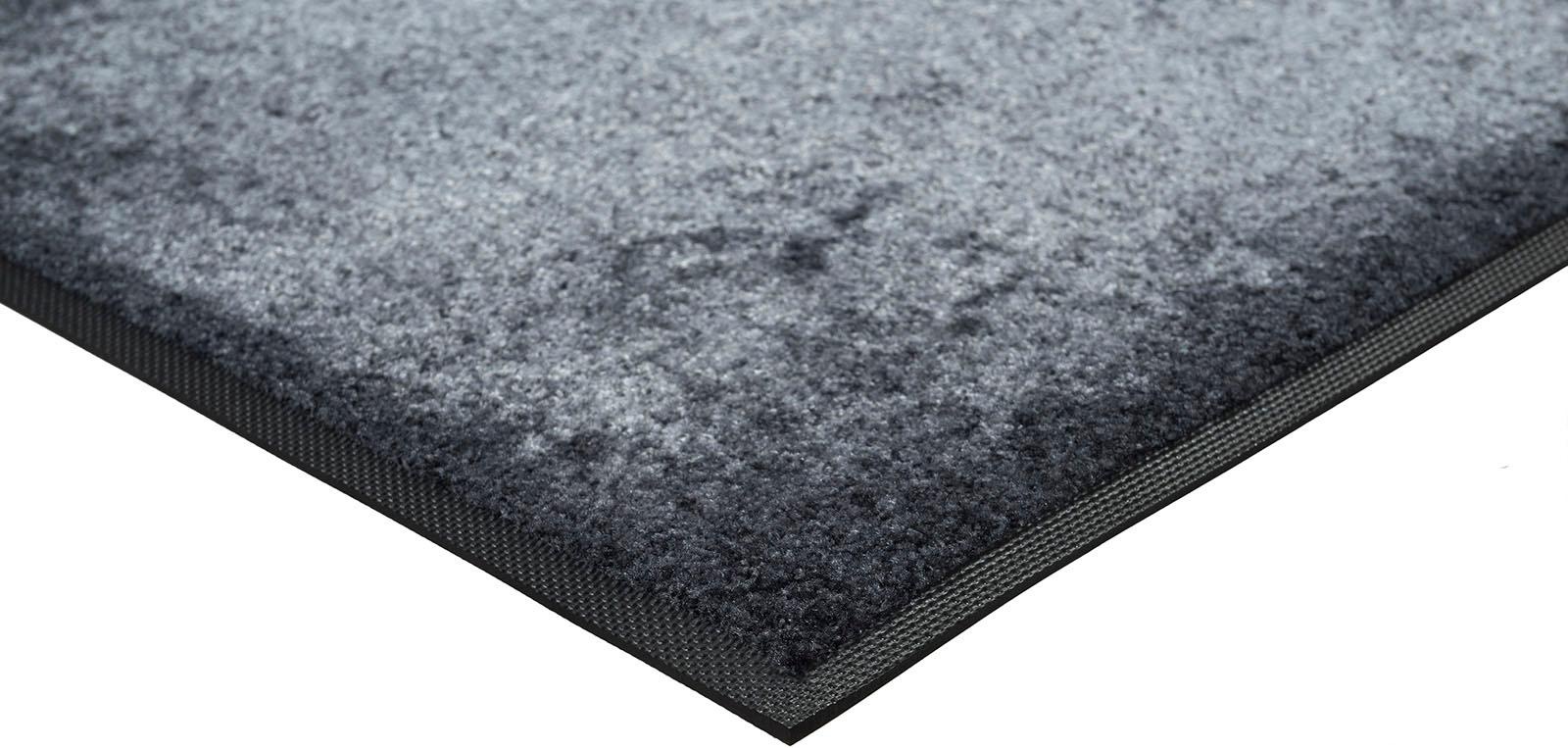 wash+dry by Kleen-Tex Teppich »Shades of Grey«, rechteckig, 7 mm Höhe, rutschhemmend, waschbar, Wohnzimmer