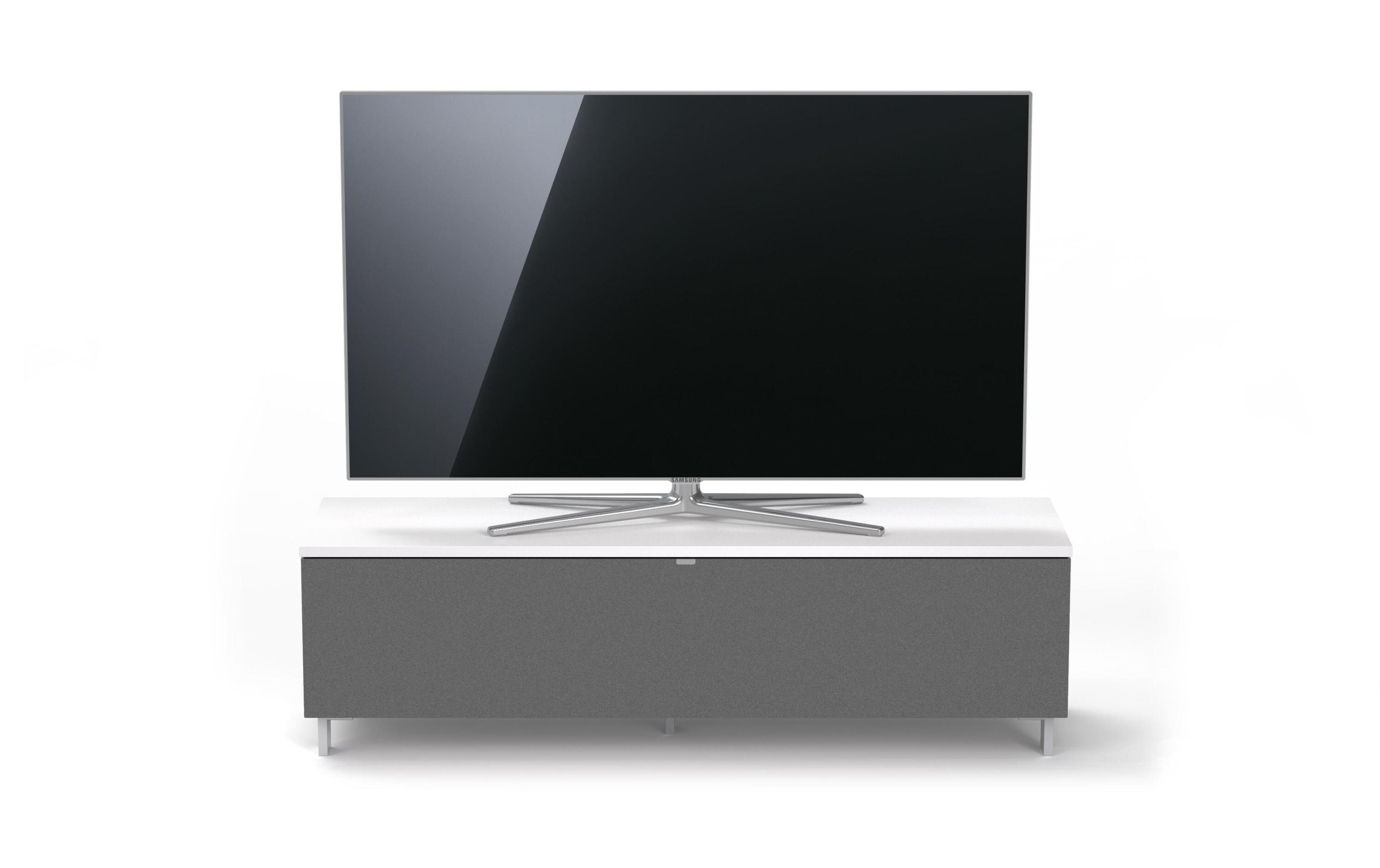 just-racks TV-Schrank »JRB1304 Weiss/Grau«