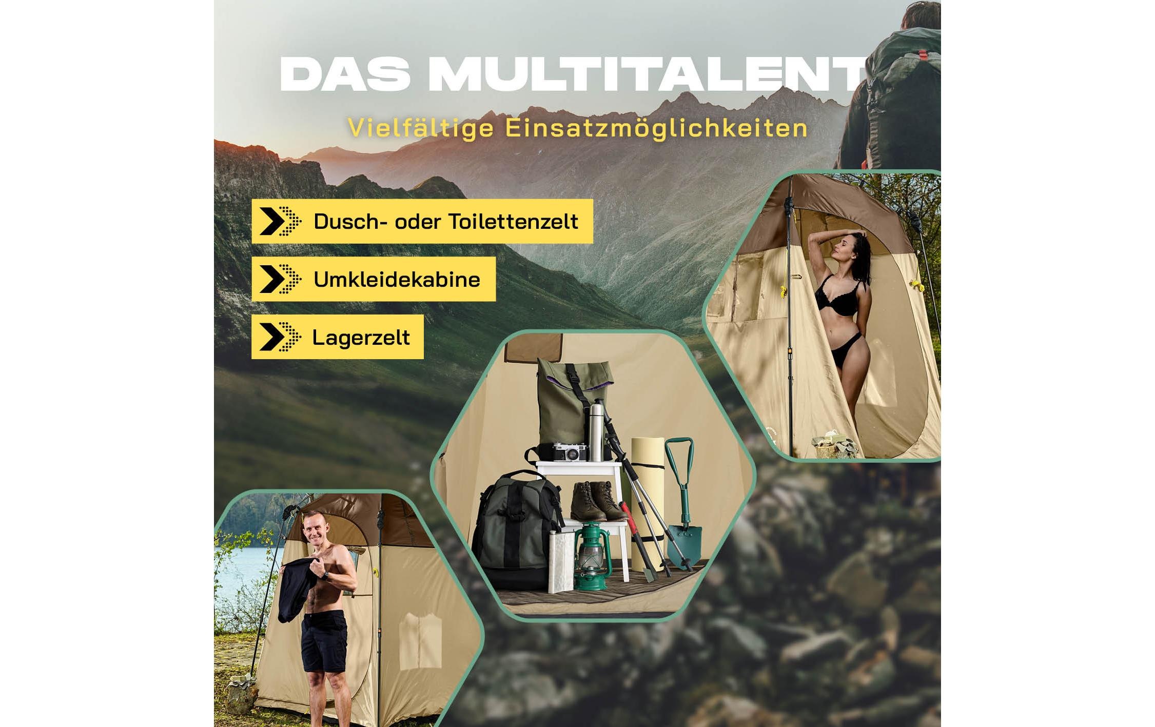 Einbogenzelt »Where tomorrow Pop Up«, 1 Personen