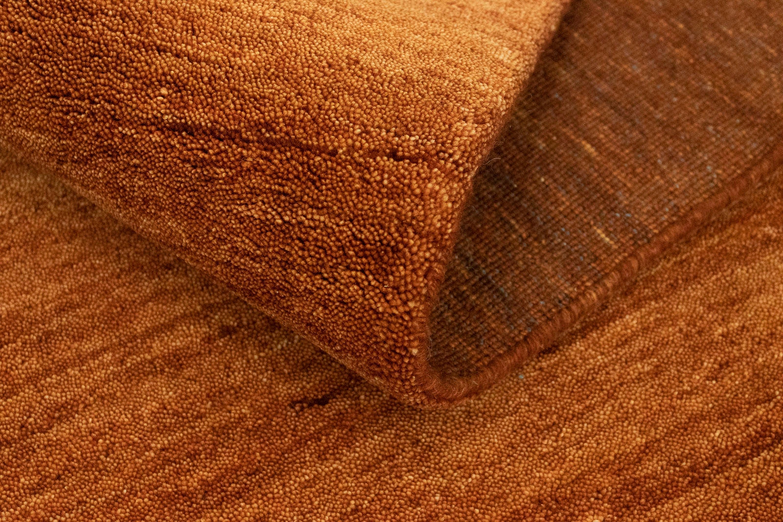 morgenland Wollteppich »Uni - Gabbeh Teppich - Softy«, rechteckig, 1,6 mm Höhe, Gabbeh Optik, Uni Farben, reine Wolle, sehr weicher Flor, Wohnzimmer