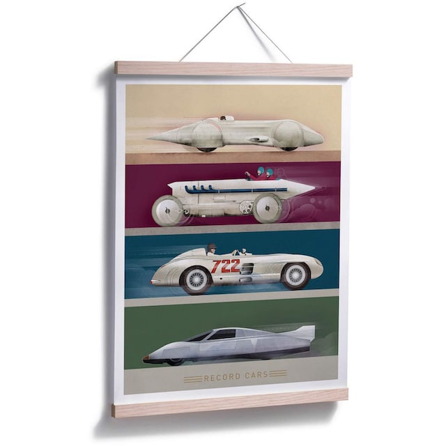 Wall-Art Poster »Vintage Auto Retro Rennwagen«, Autos, (1 St.), Poster,  Wandbild, Bild, Wandposter online shoppen | Jelmoli-Versand