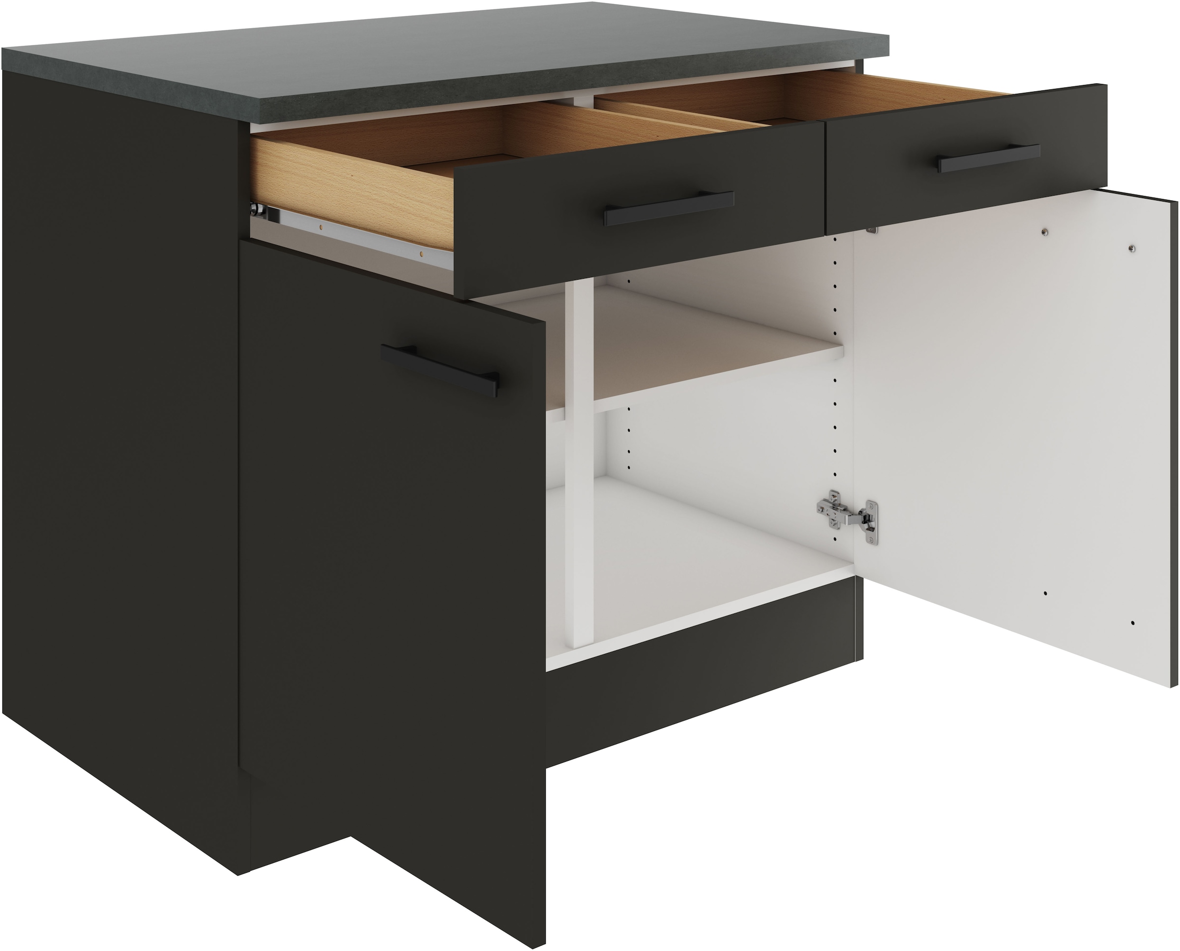 OPTIFIT Unterschrank »Palma«, Breite 100 cm, mit 2 Türen und 2 Schubkästen