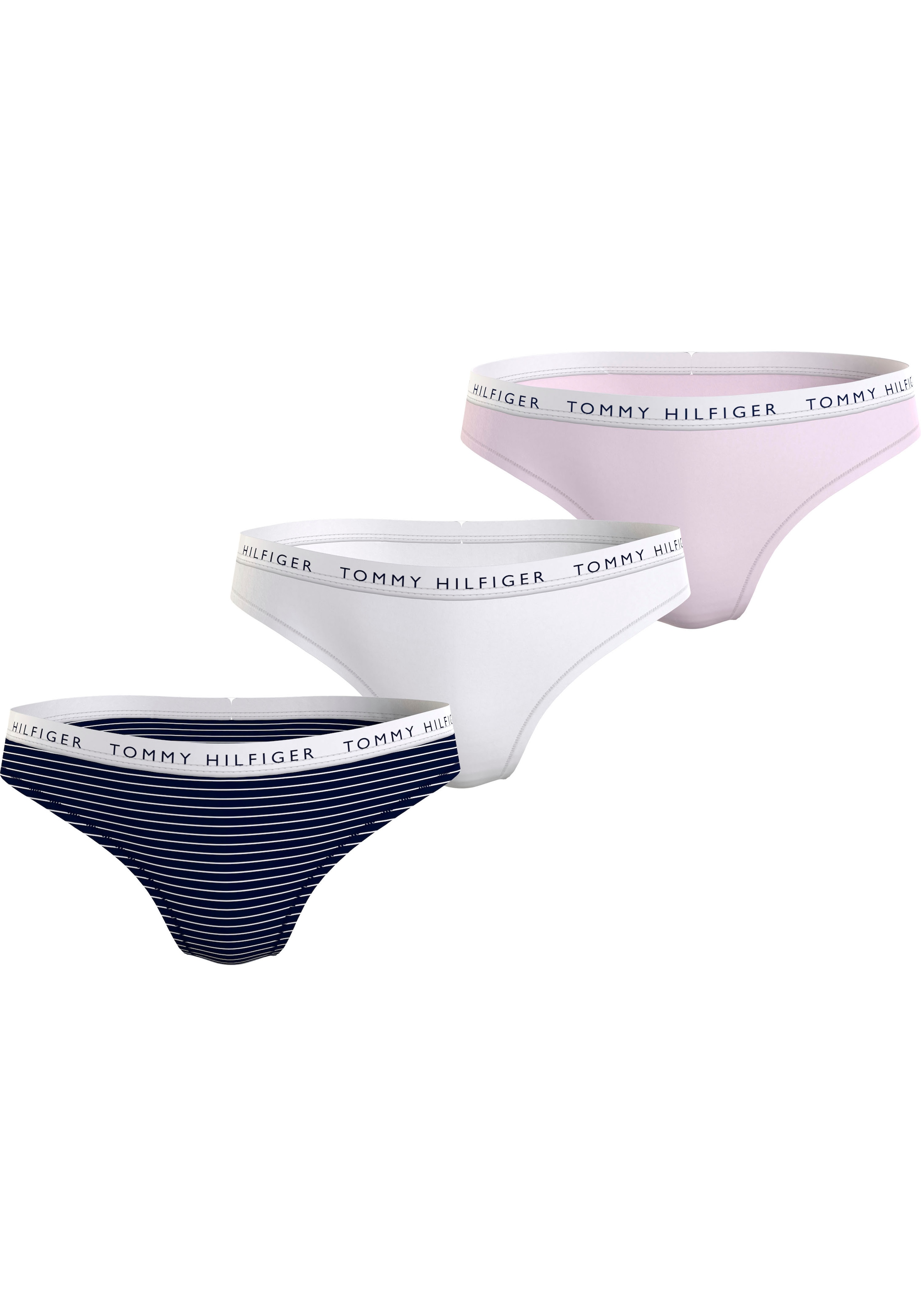 ❤ Tommy Hilfiger Underwear Schlüpfer, (Packung, 3 St., 3er-Pack), mit  Logobund kaufen im Jelmoli-Online Shop