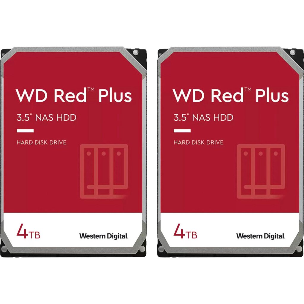 Western Digital HDD-NAS-Festplatte »WD Red Plus«, 3,5 Zoll, Anschluss SATA III