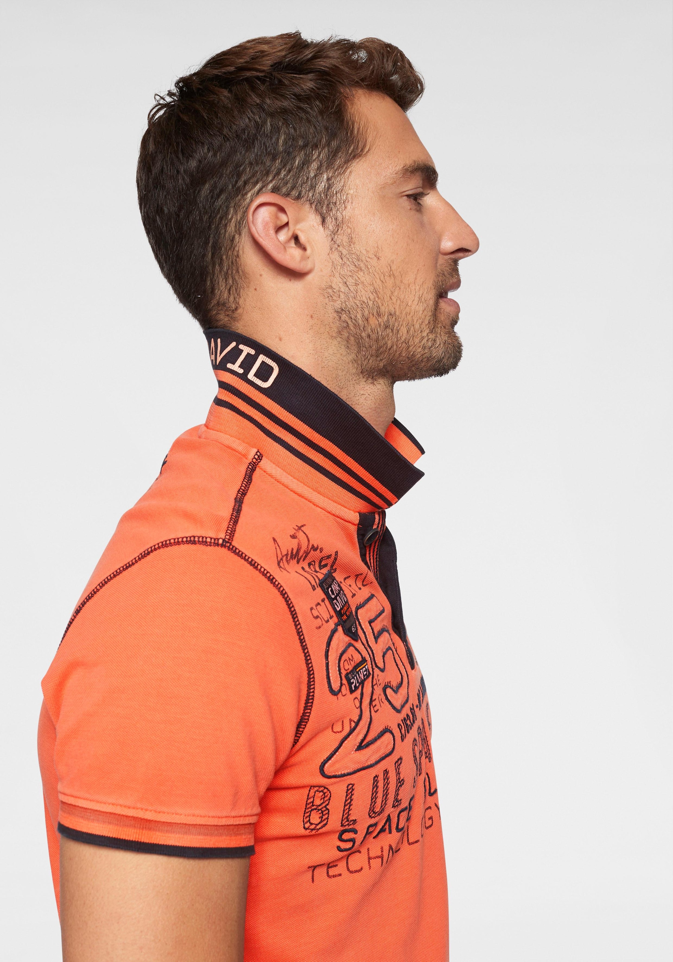 CAMP DAVID Poloshirt, in sportlicher Optik Jelmoli-Versand online shoppen 
