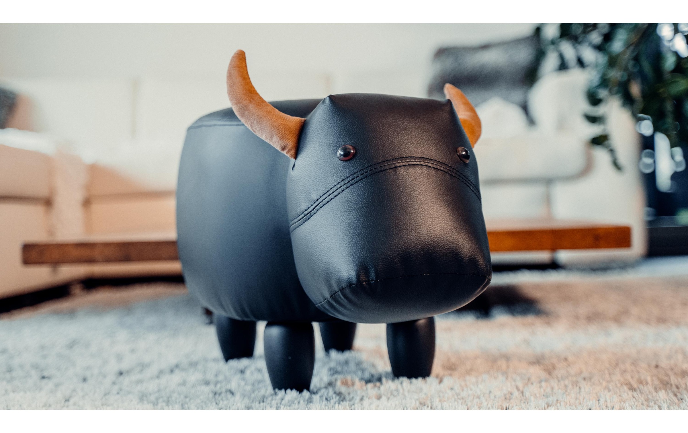 Hocker »zoosy Kuh Nero Schwarz«