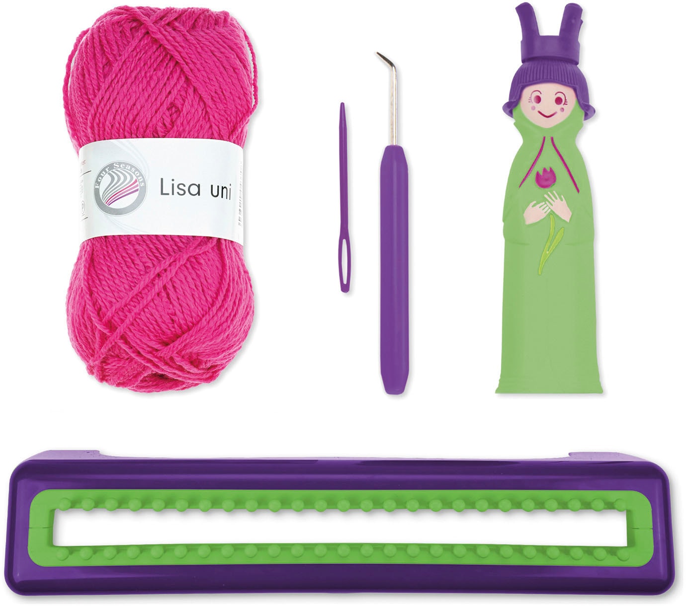 Lena® Kreativset »Strickset mit Strickliesel«, Made in Europe