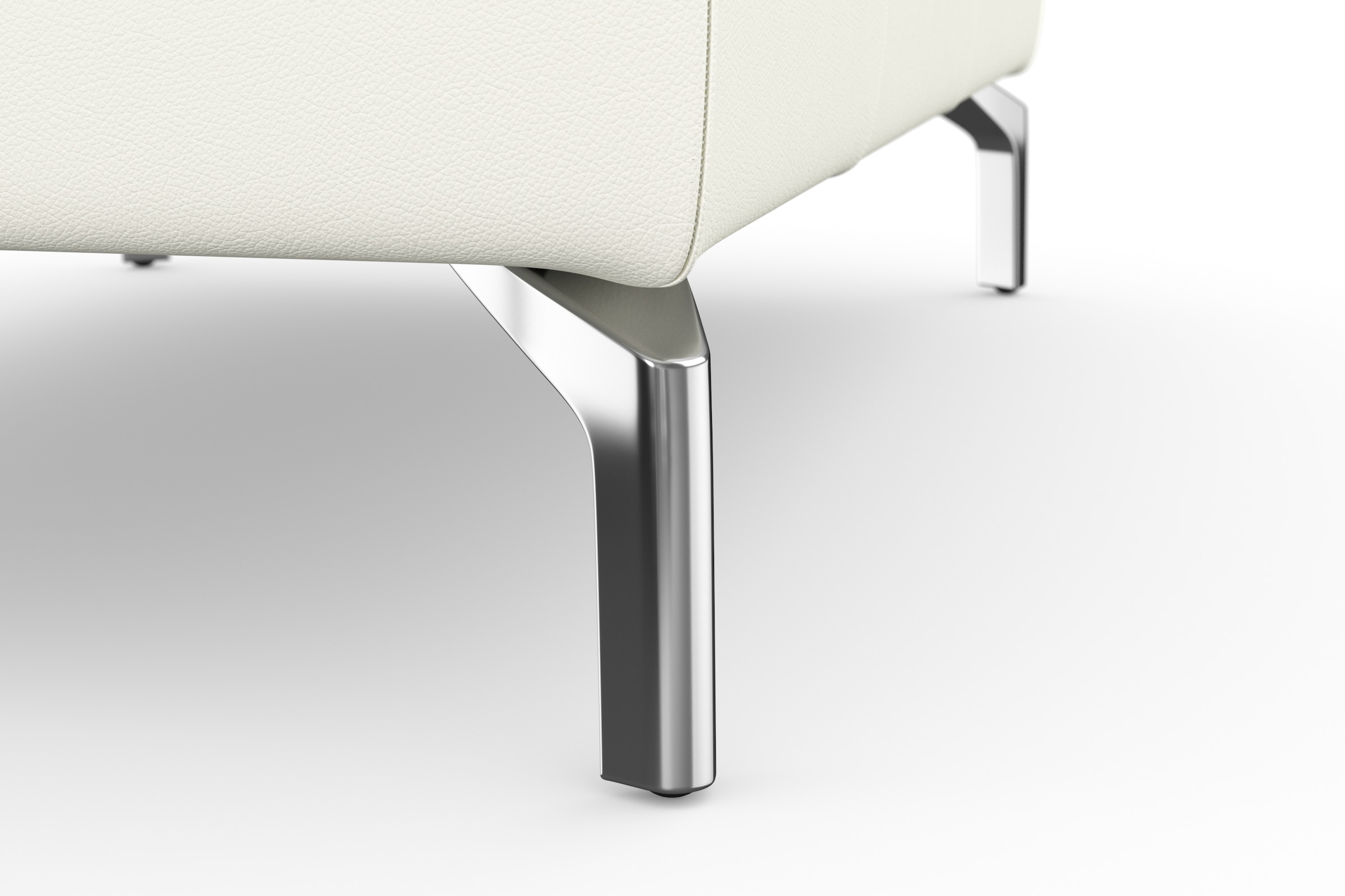sit&more Hocker »Bendigo«, mit Klappfunktion, Bodenfreiheit 15 cm, wahlweise in 2 Fussfarben