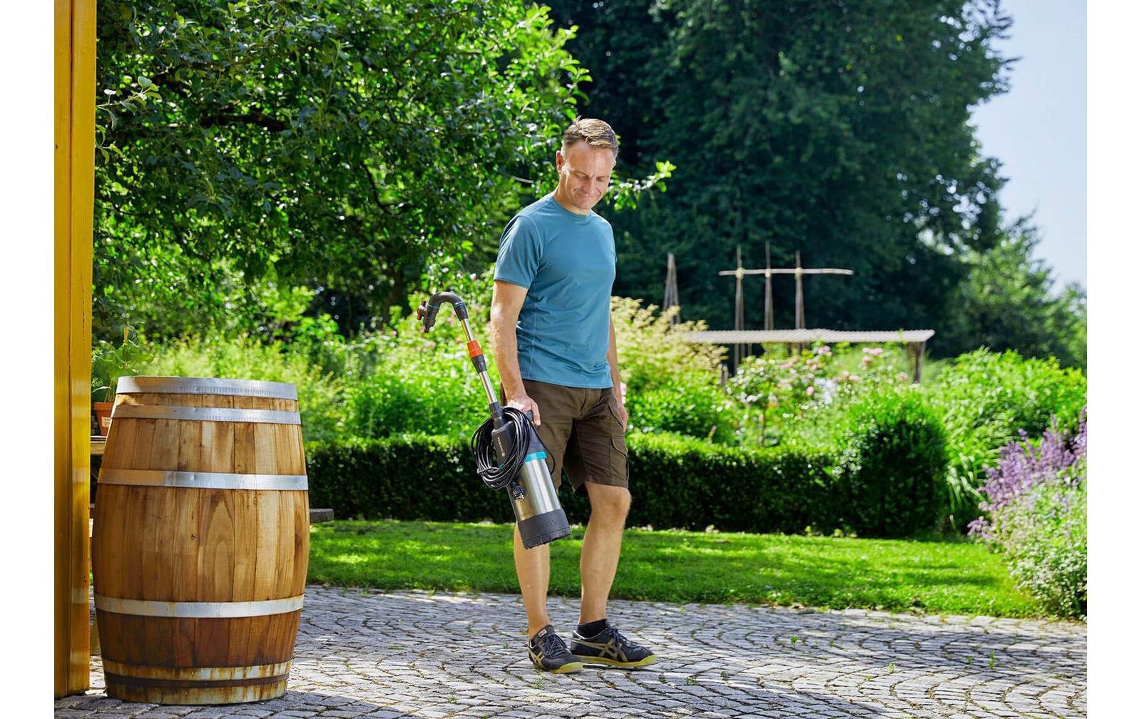 GARDENA Regenfasspumpe »Gardena Regenfasspumpe 4700/2 inox«