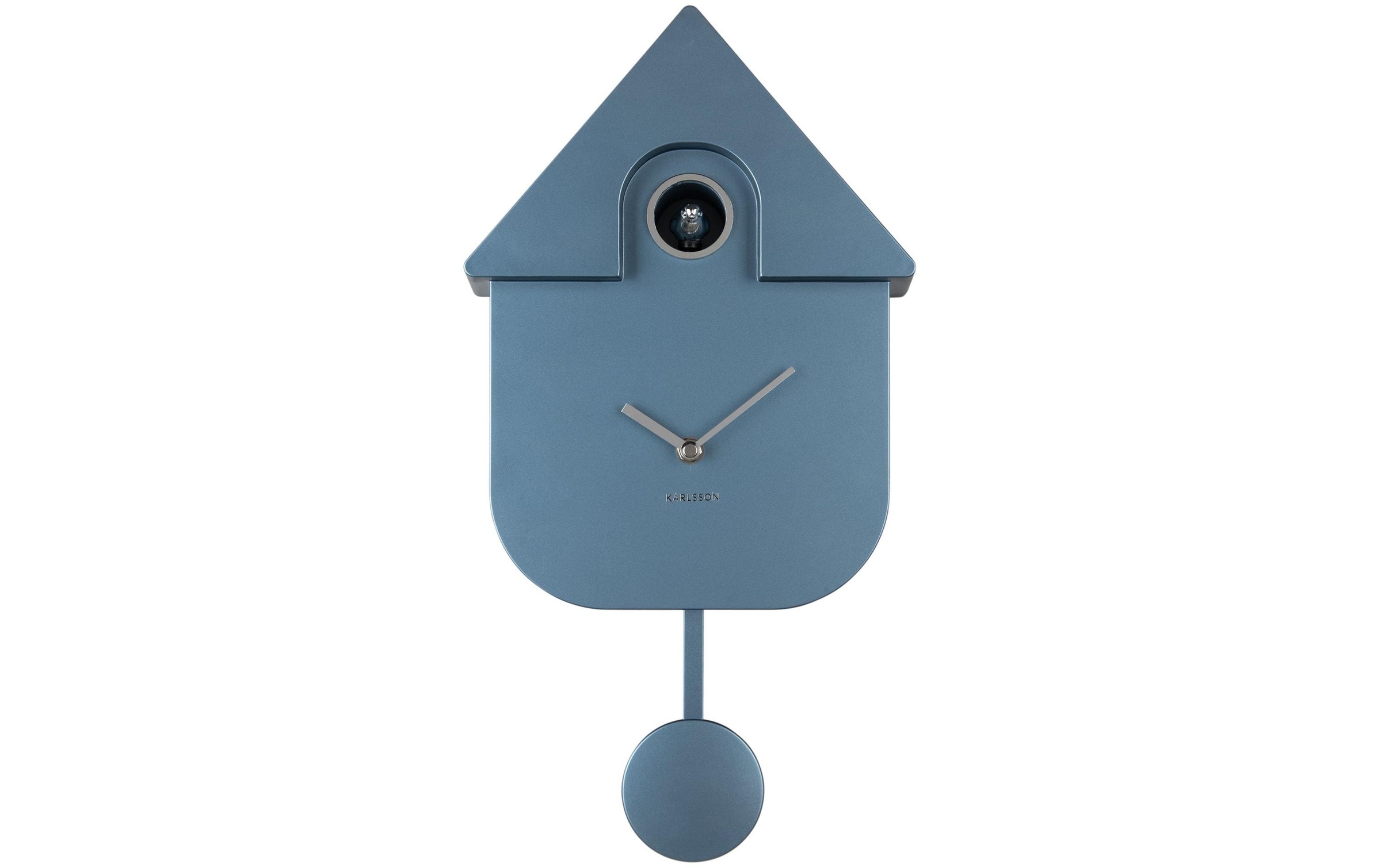 Karlsson Wanduhr "Modern Cuckoo Metallic"