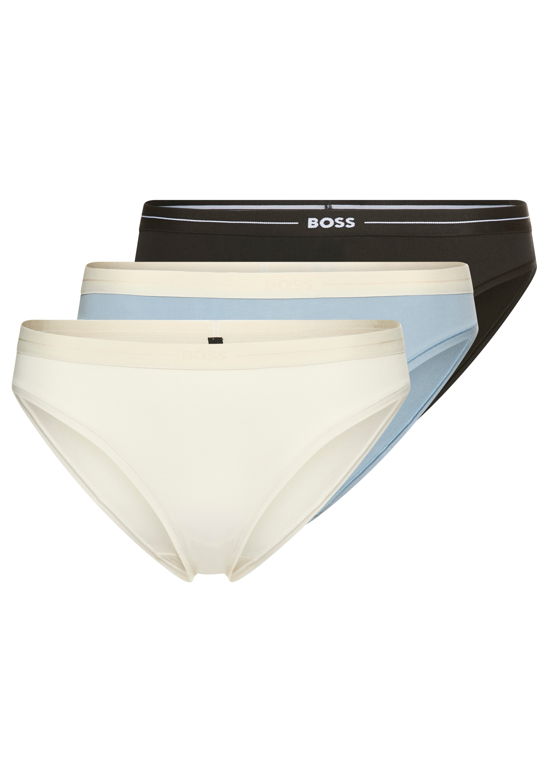 BOSS Slip »3P BRIEF« Packung, 3er, 3 Stk. mit elastischen Logobund