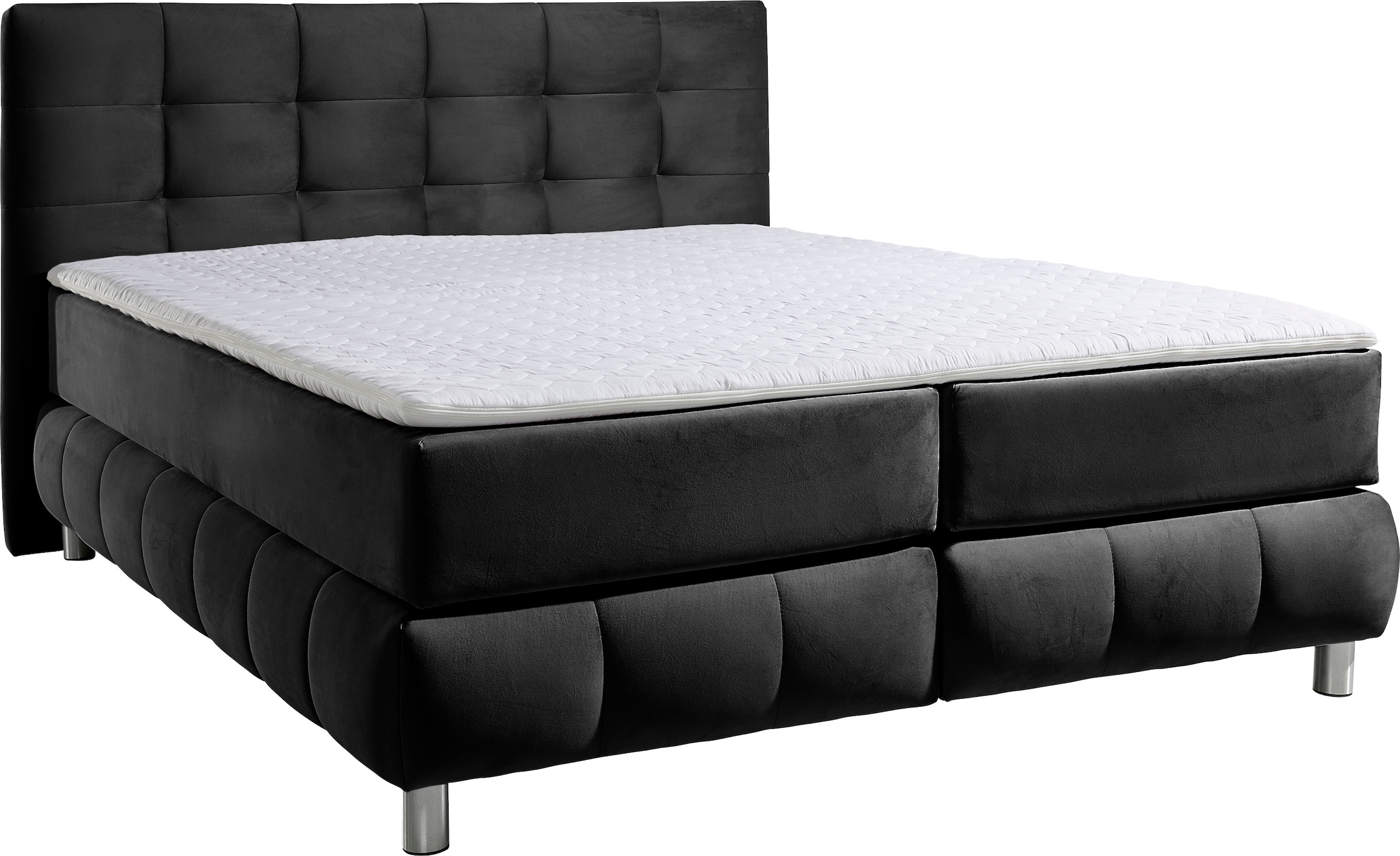 andas Boxspringbett »Salo«, incl. Topper, 6 Breiten, 2 Härtegrade, TFK auch in Härtegrad 4