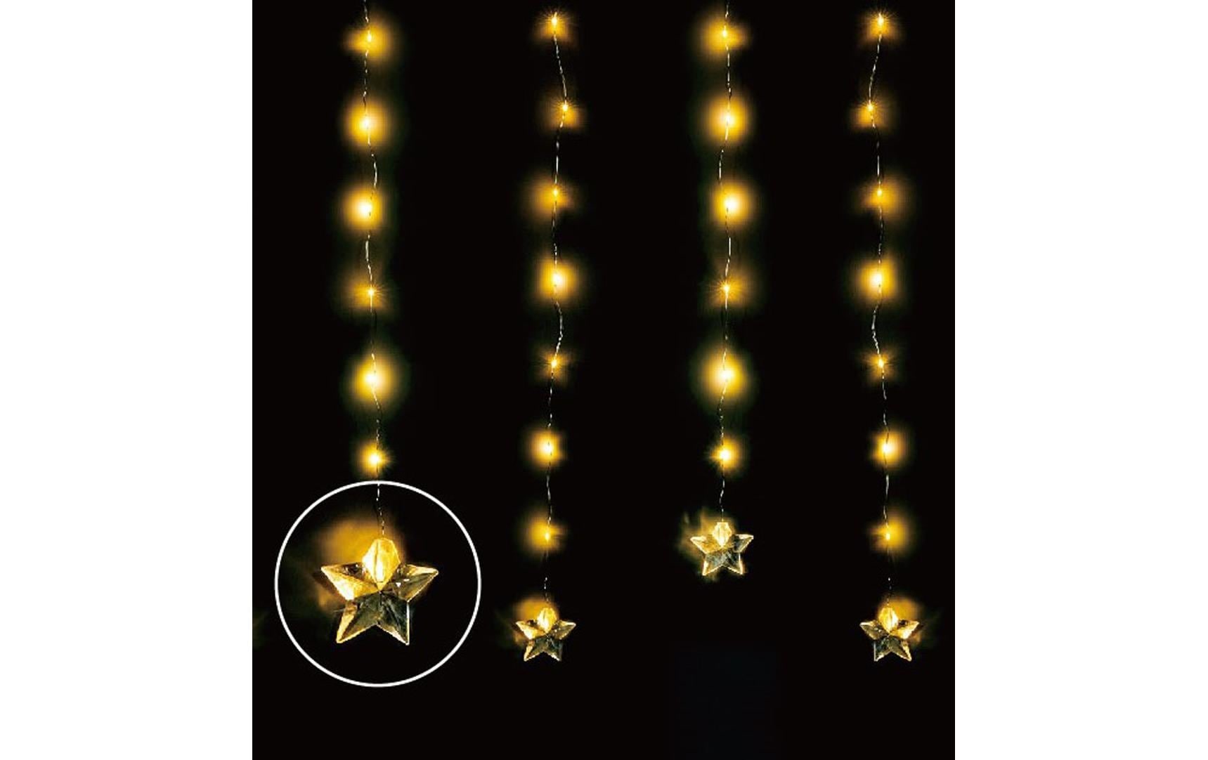 LED-Lichtervorhang »Dameco mit 11 Strängen, 83 LEDs, 80 x«, 83 St.-flammig