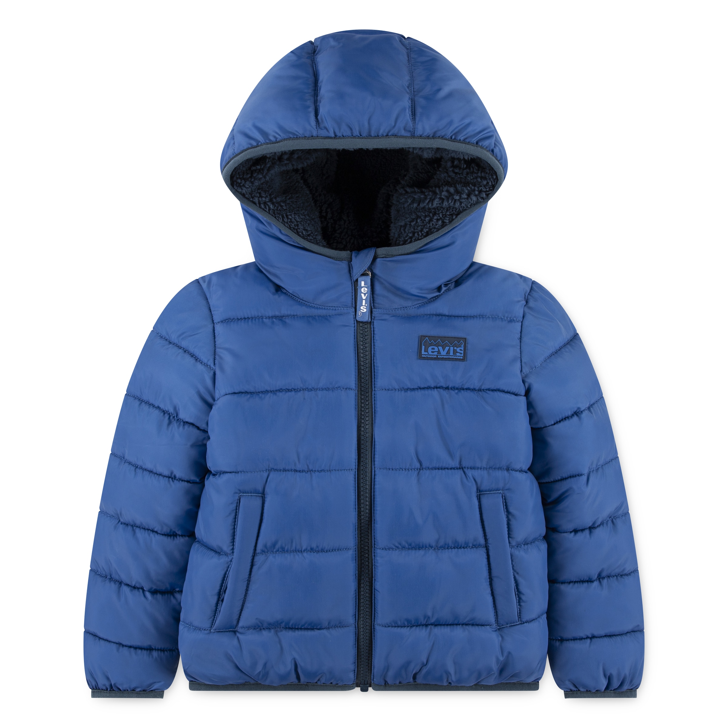 Levi's® Kids Steppjacke »LVB SHERPA LINED MDWT PU« mit Kapuze warm wattiert