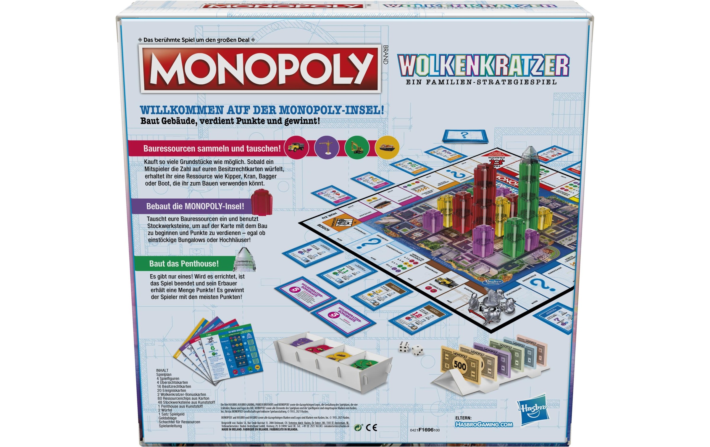 Hasbro Spiel »Monopoly Wolkenkratzer«