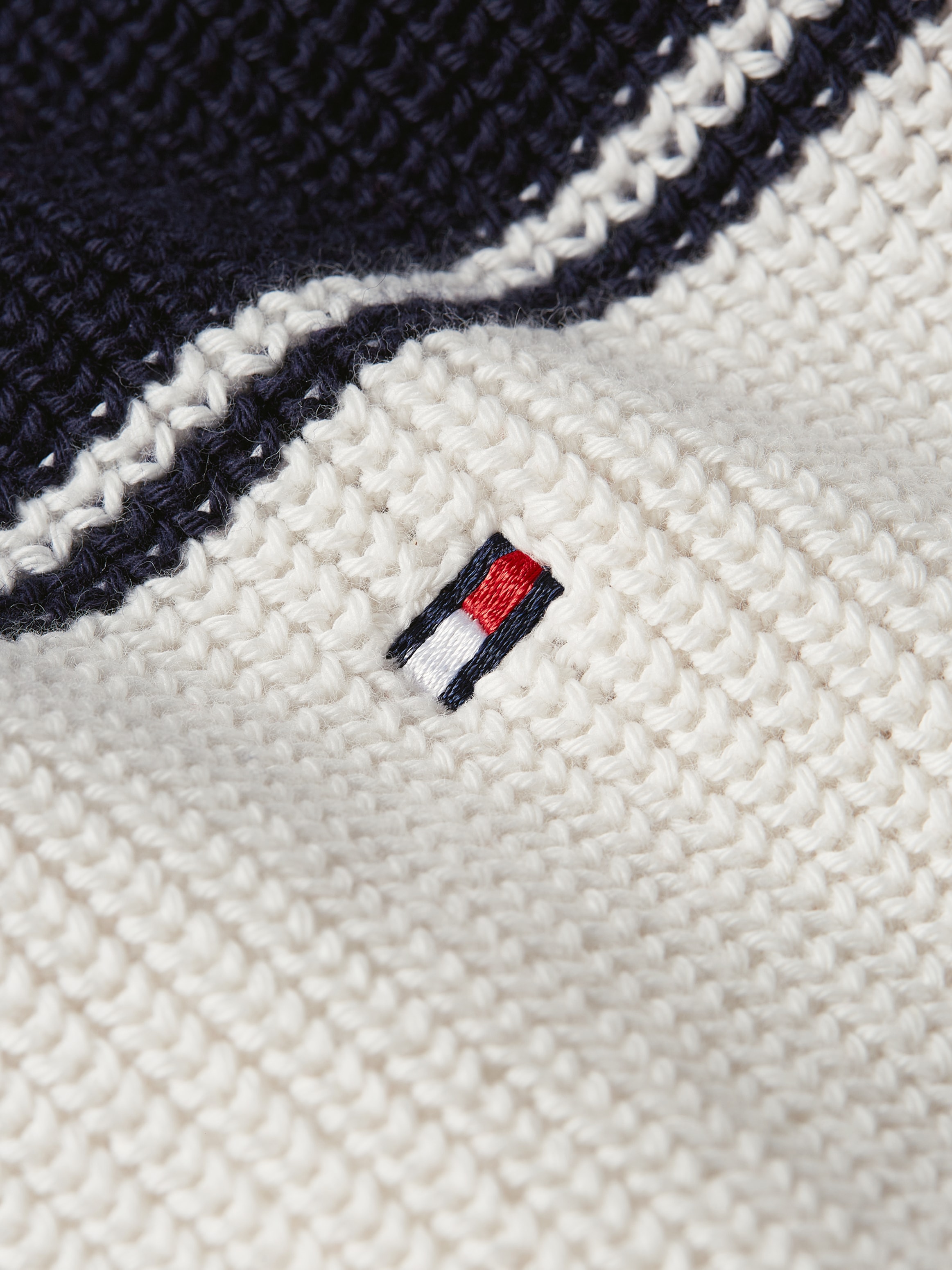 Tommy Hilfiger Rundhalspullover, mit Logostickerei