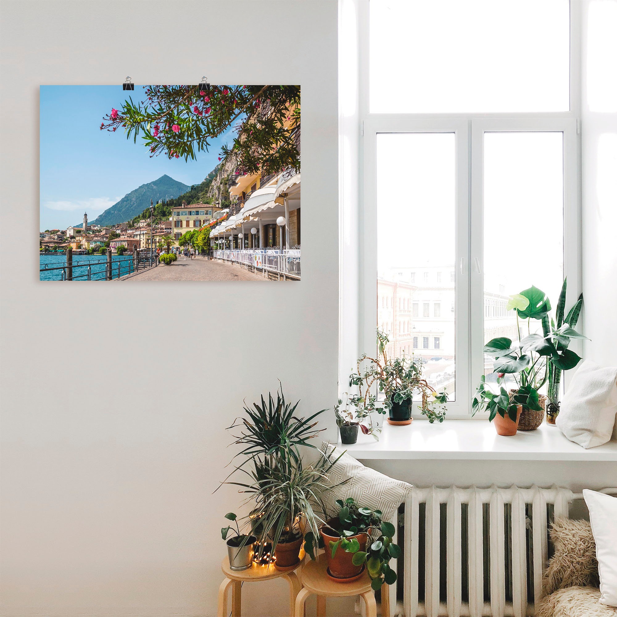 Artland Wandbild »Gardasee Limone sul Garda I«, Europa, (1 St.), als Leinwandbild, Poster in verschied. Grössen
