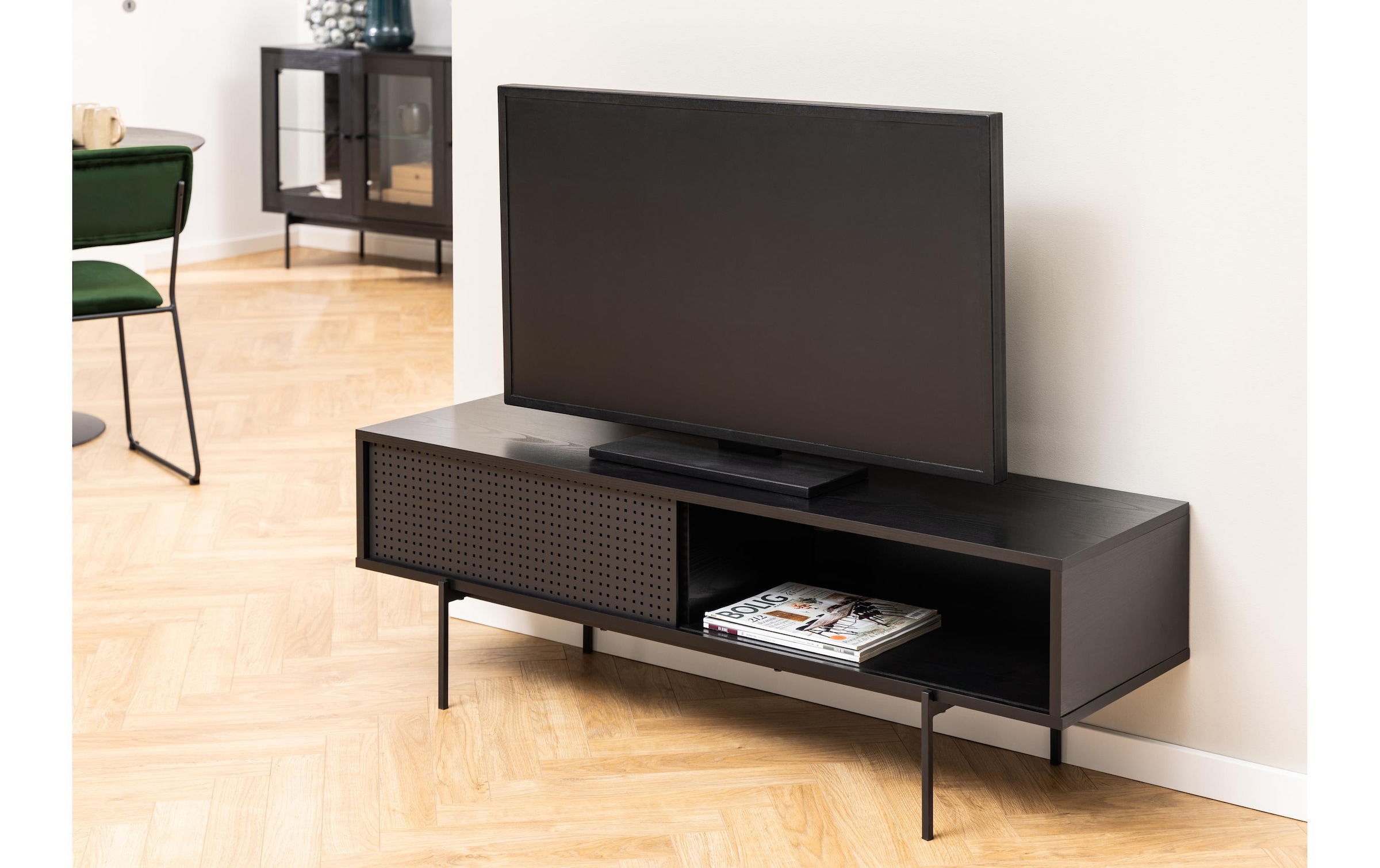 AC Design Konsolentisch »Angus 140 x 40 x 44.5 cm, Schwarz«