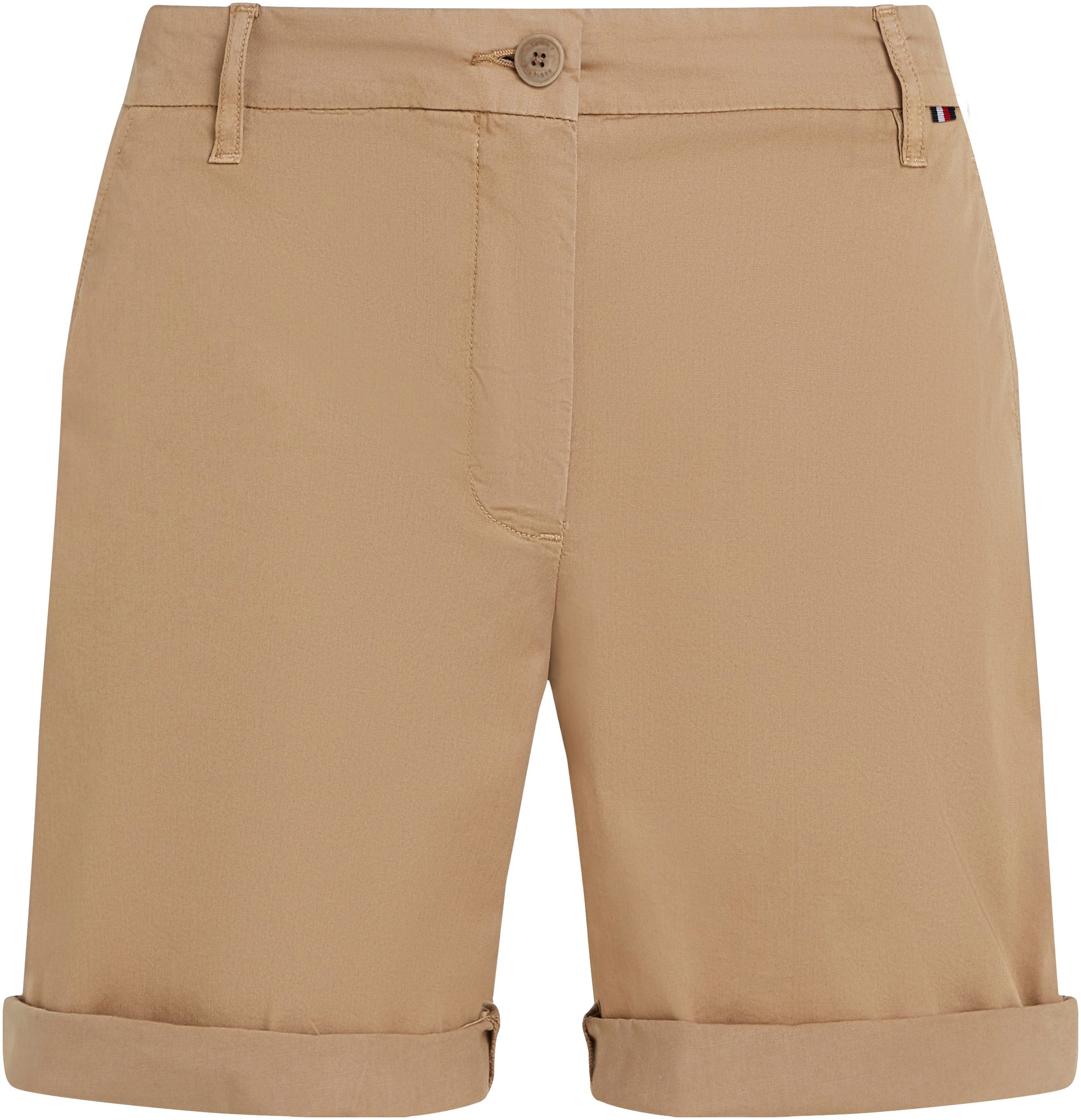Tommy Hilfiger Chinoshorts »CO BLEND GMD CHINO SHORT«, mit Umschlagsaum