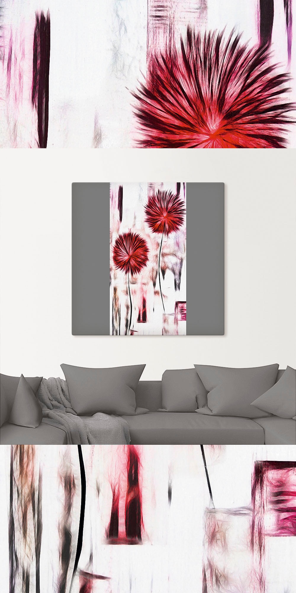 Artland Wandbild »Blumen«, Blumen, (1 St.), als Alubild, Leinwandbild, Wandaufkleber oder Poster in versch. Grössen