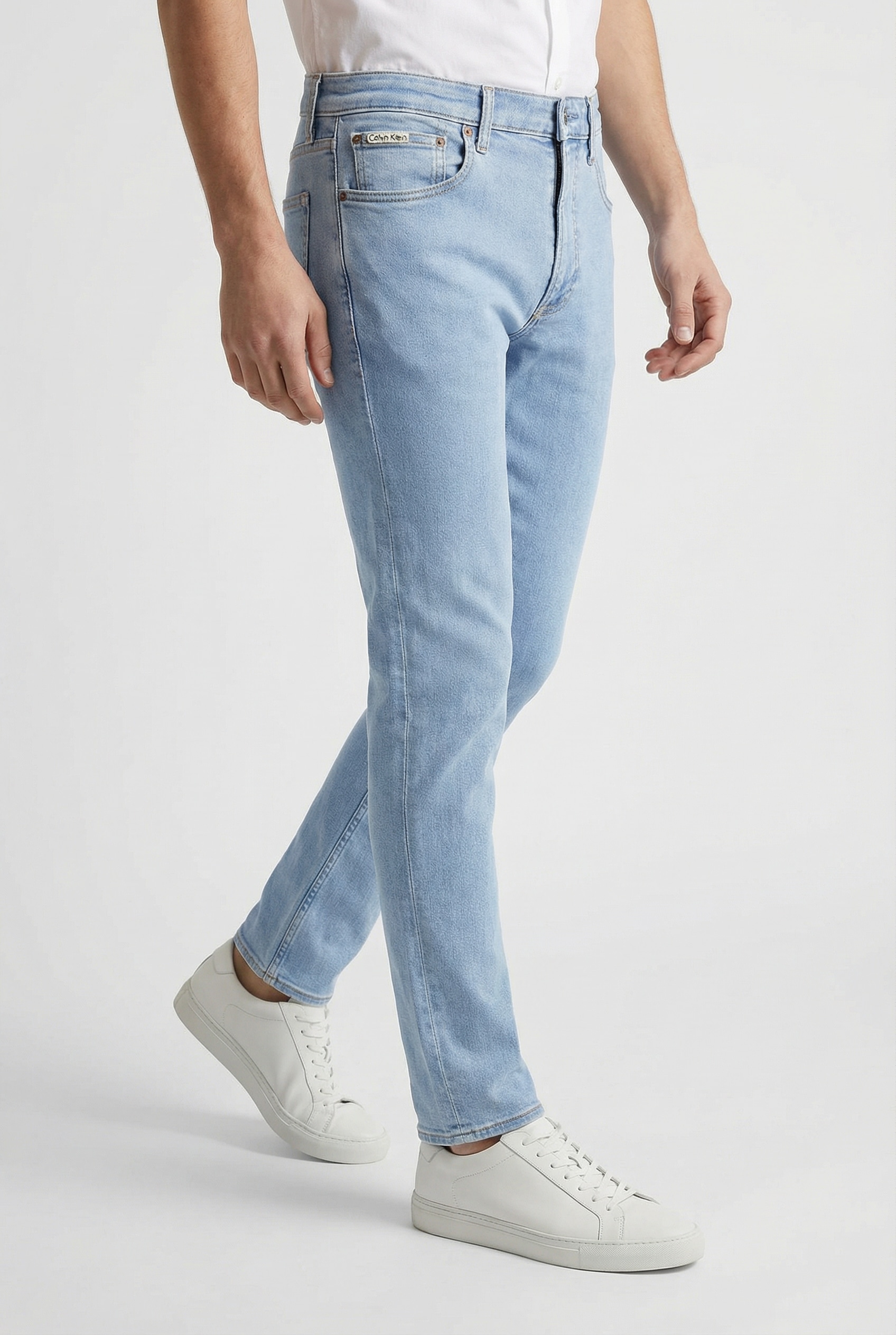 Calvin Klein Jeans Skinny-fit-Jeans "SKINNY" mit Leder-Badge