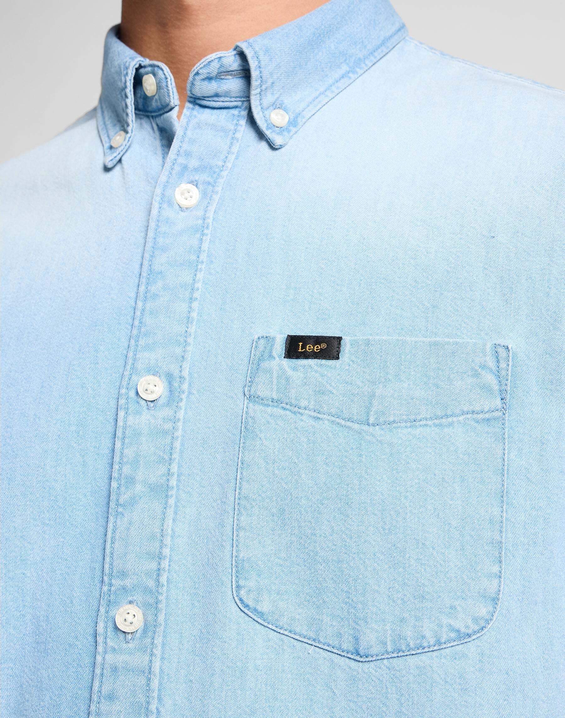 Lee® Jeanshemd »LEE Jeanshemd Lee Button Down Ss«