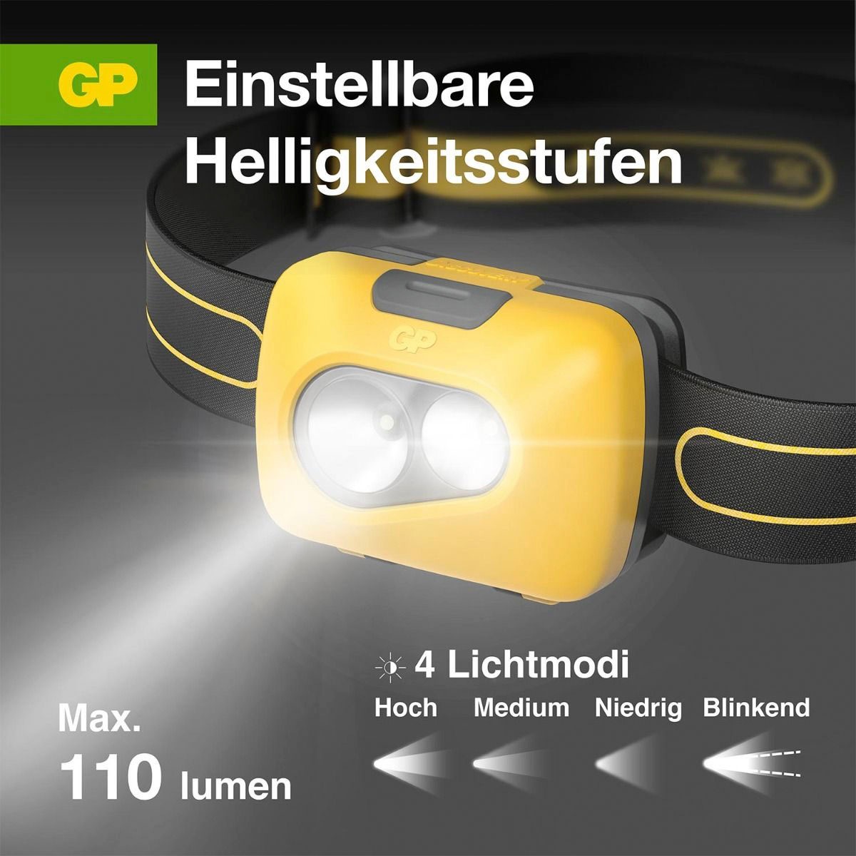 GP Batteries Stirnlampe »Discovery CH42«
