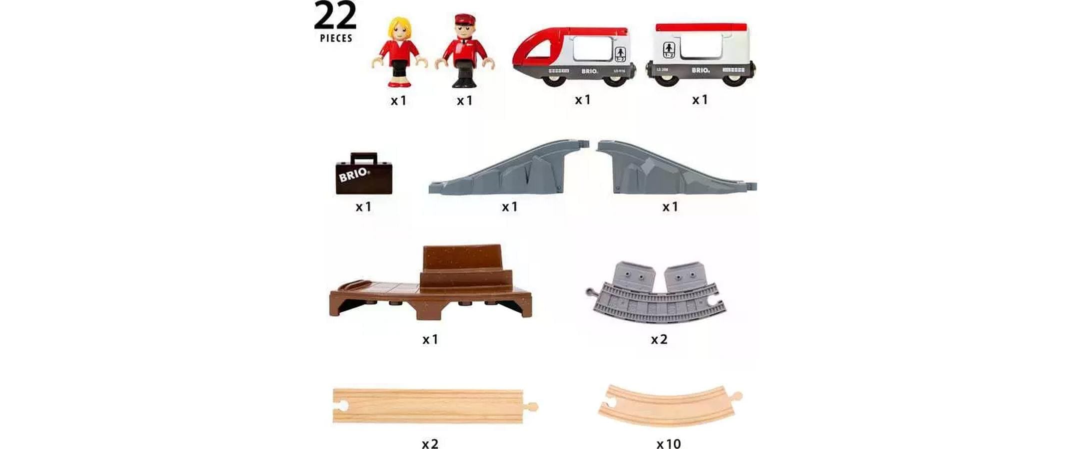 BRIO® Spielzeug-Zug »Starter Travel Train Set«