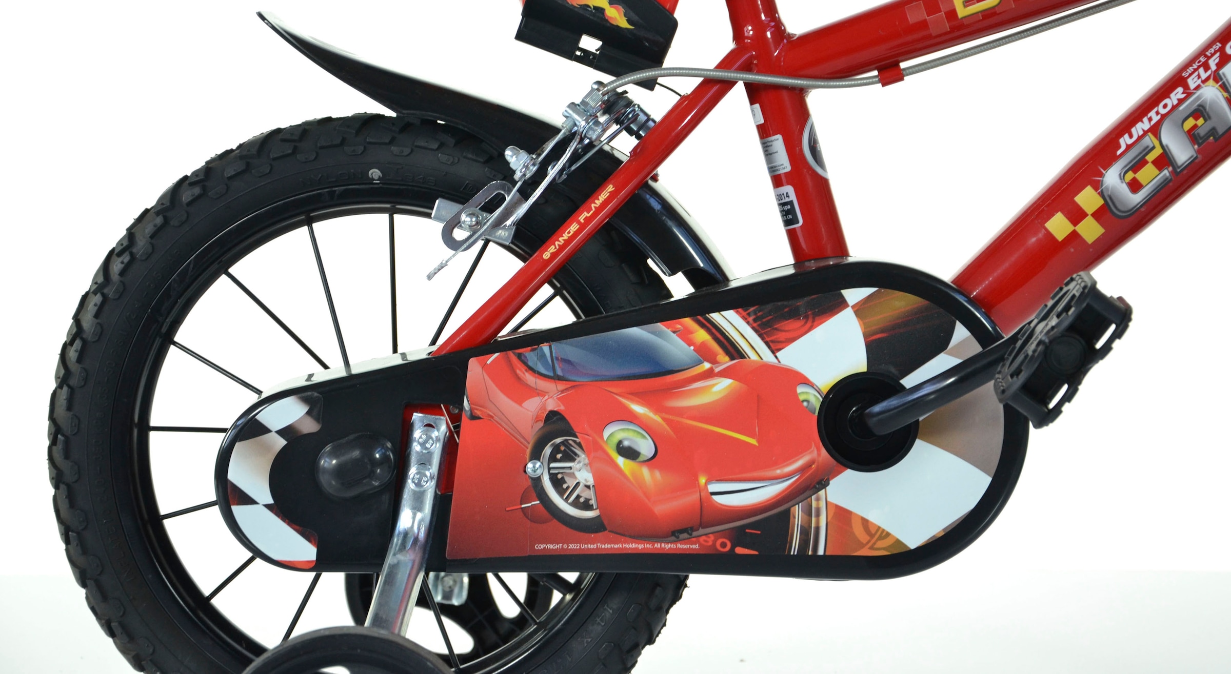 Dino Kinderfahrrad »Mountainbike 16 Zoll«, 1 Gang, mit Stützrädern,  Frontschild und coolen Schutzblechen