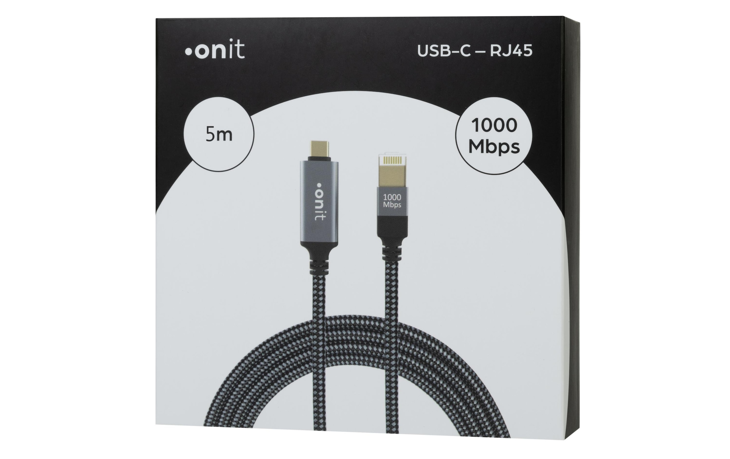 onit USB-Kabel »USB-C – RJ45 5 m«