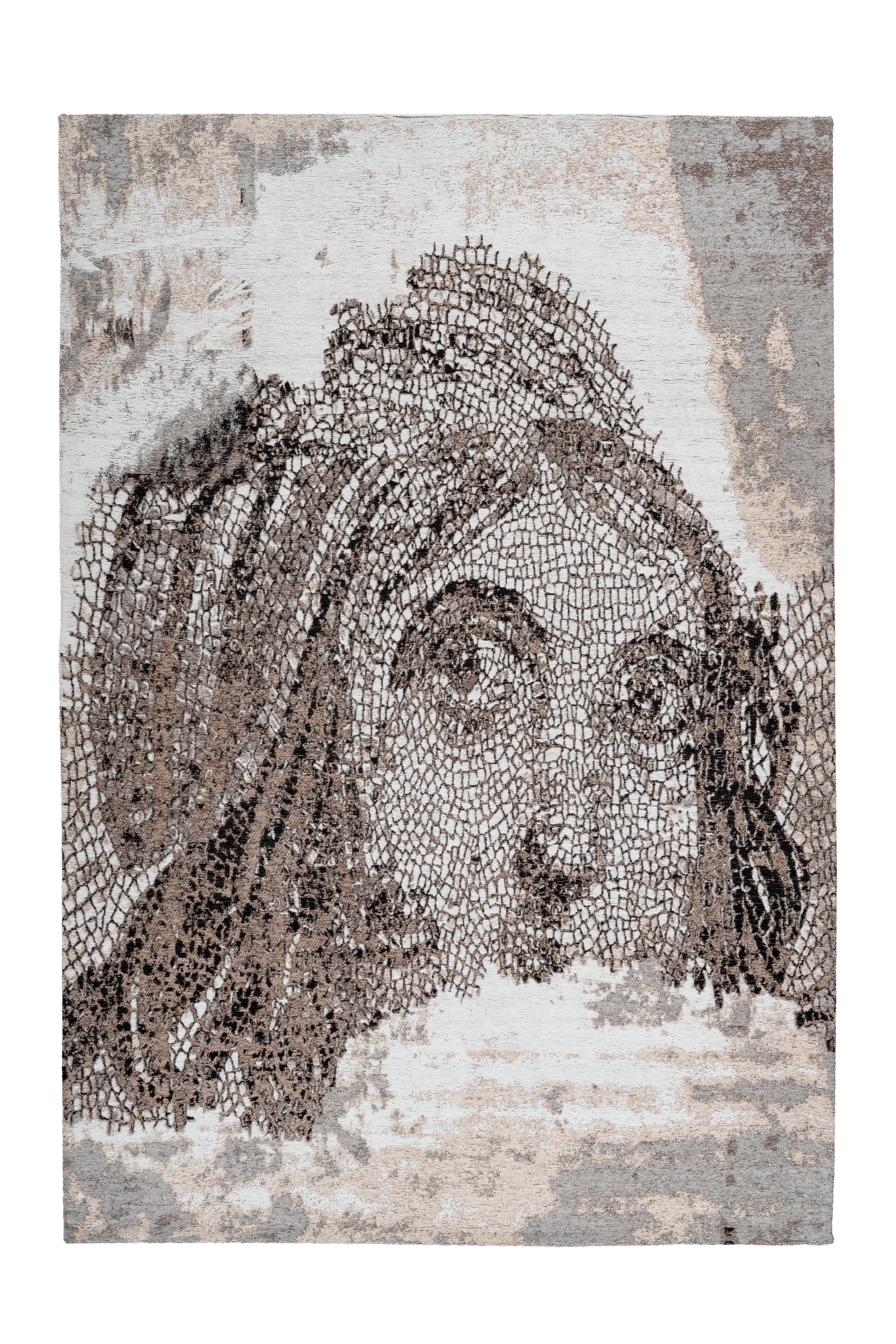 Arte Espina Teppich »Iglesia 200«, rechteckig, 10 mm Höhe, Jacquard-Teppich, dezente Farbwahl, Rücken aus 100 % Baumwolle
