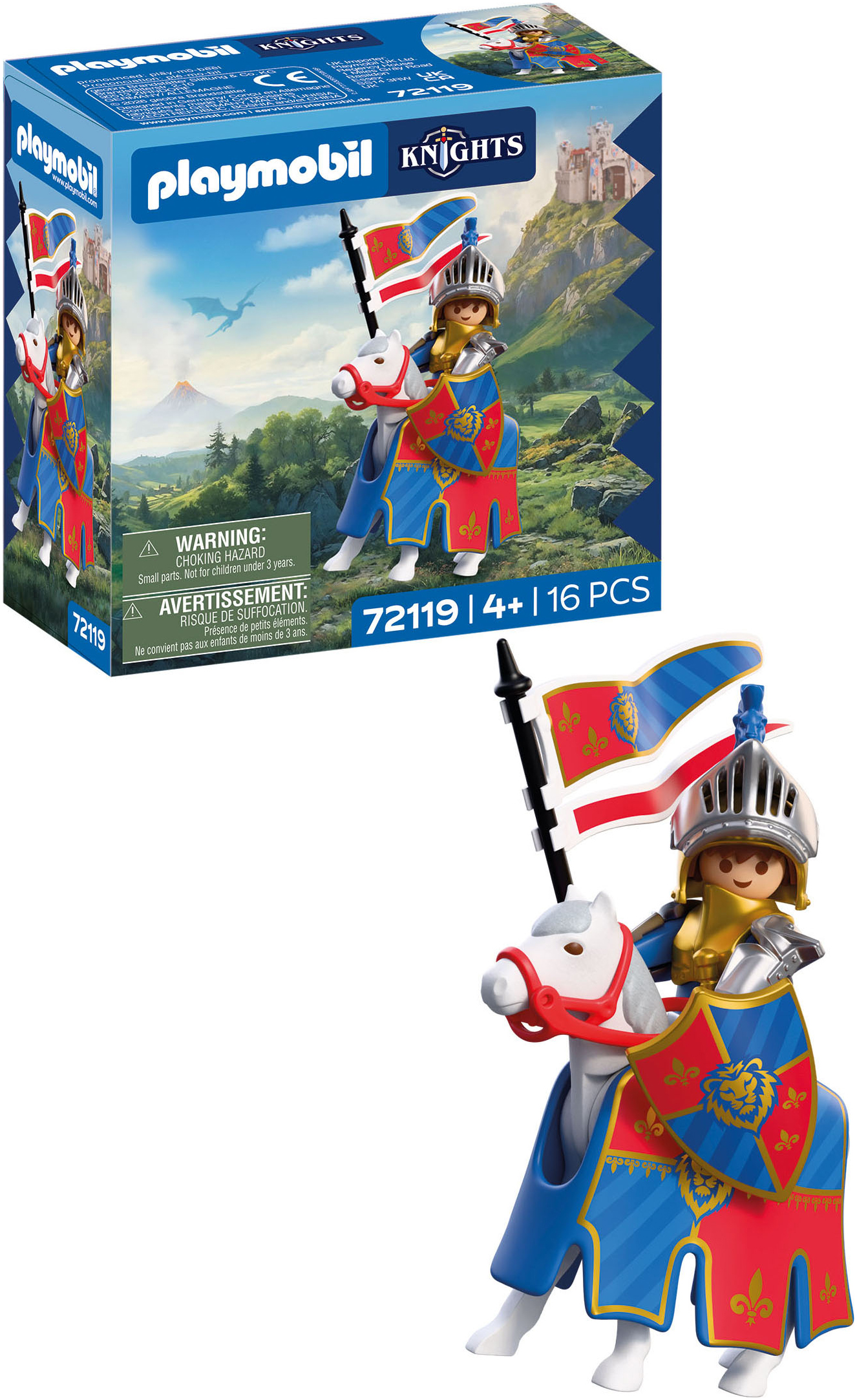 Playmobil "Anführer Löwenritter (72119), Knights" Made in Europe