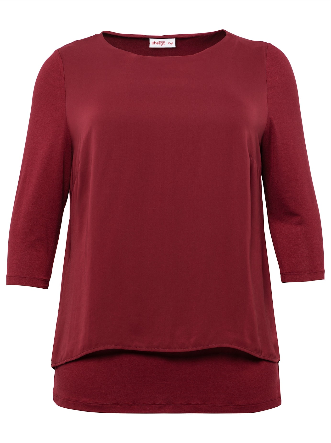 Sheego Blusenshirt »Blusenshirt«, (1 tlg.)