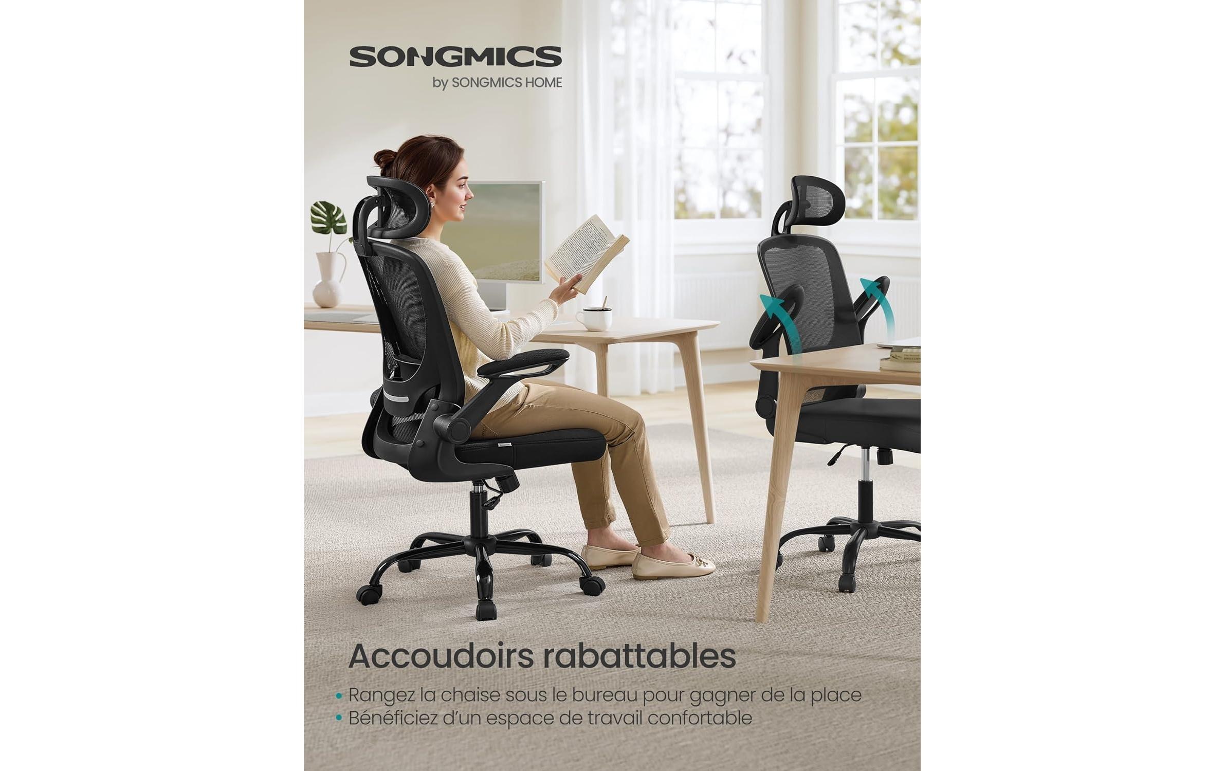 SONGMICS Bürostuhl, Stoff