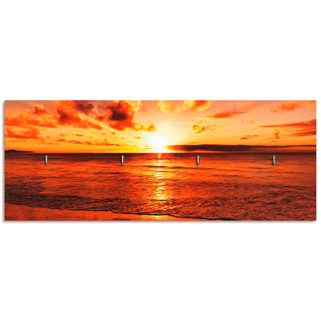 Artland Hakenleiste »Schöner Sonnenuntergang Strand«