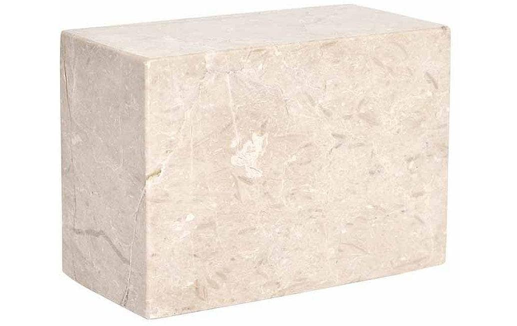 Buchstütze »Marble Savi Eckig, Beige«