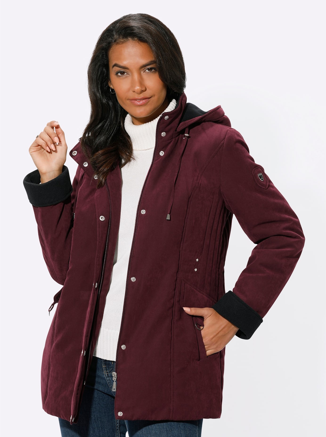 Casual Looks Winterjacke mit Kapuze