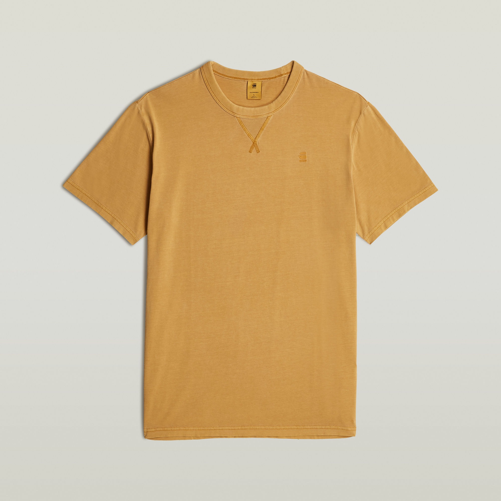 G-STAR T-Shirt »Nifous«, Rundhals, mit Rippeinsatz