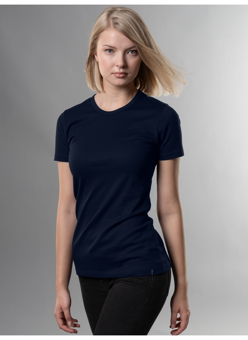 Trigema T-Shirt »TRIGEMA T-Shirt aus Jelmoli-Versand online bei Schweiz Baumwolle/Elastan« shoppen