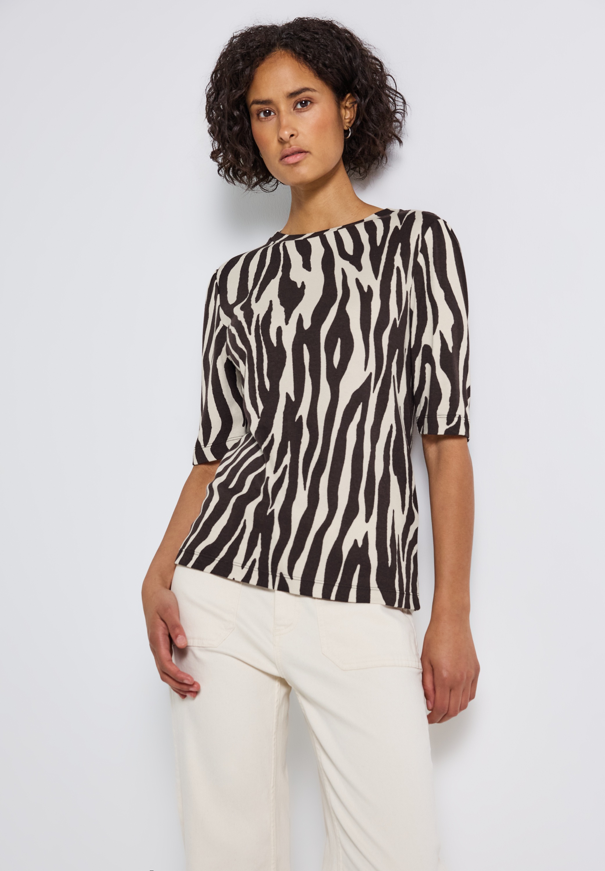 STREET ONE Print-Shirt mit Animal-Print