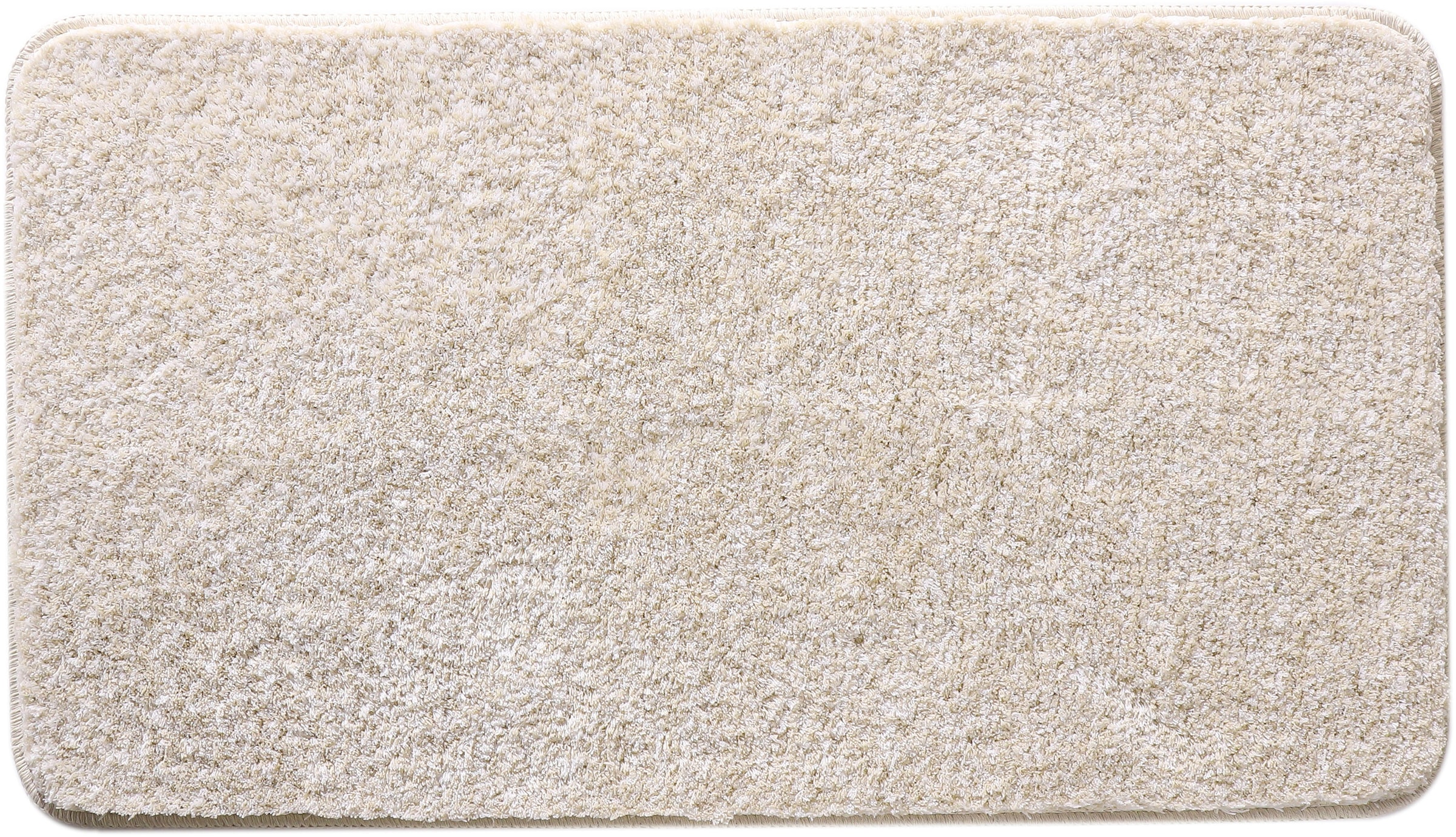 my home Badematte »Vanessa meliert, Badvorleger, Badezimmer Teppich, Duschvorleger«, rutschhemmend beschichtet, strapazierfähig, Badteppich, weiche Haptik, unifarben