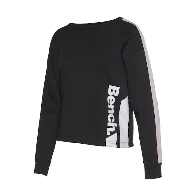 Bench. Sweater, kurze Form mit Kontraststreifen, Loungeanzug online kaufen  bei Jelmoli-Versand Schweiz