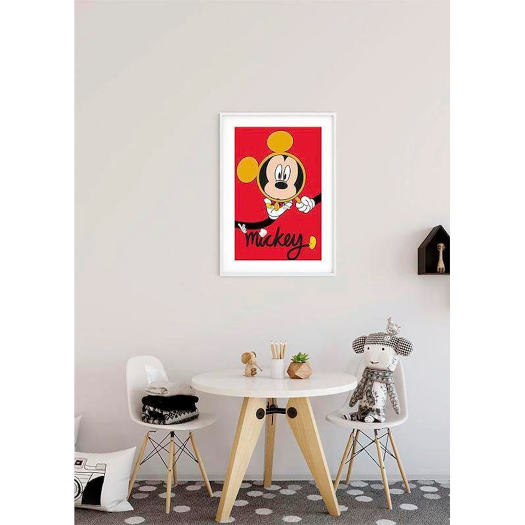 Komar Poster »Mickey Mouse Magnifying Glass«, Disney, (1 St.)