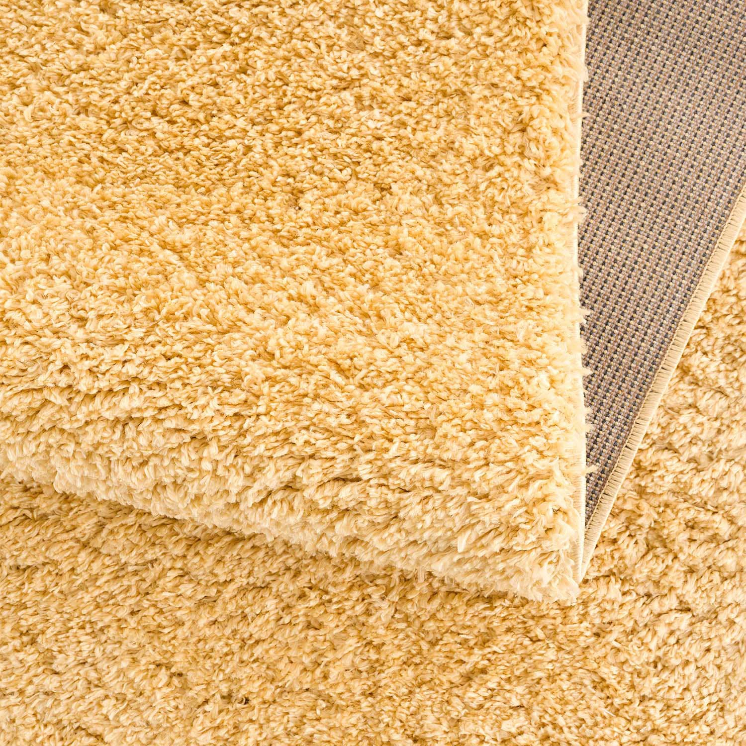 Carpet City Hochflor-Teppich »Pulpy 100«, rechteckig, 30 mm Höhe, Läufer, weich, mit Fransen, uni, viele Grössen, Wohnzimmer, Schafzimmer