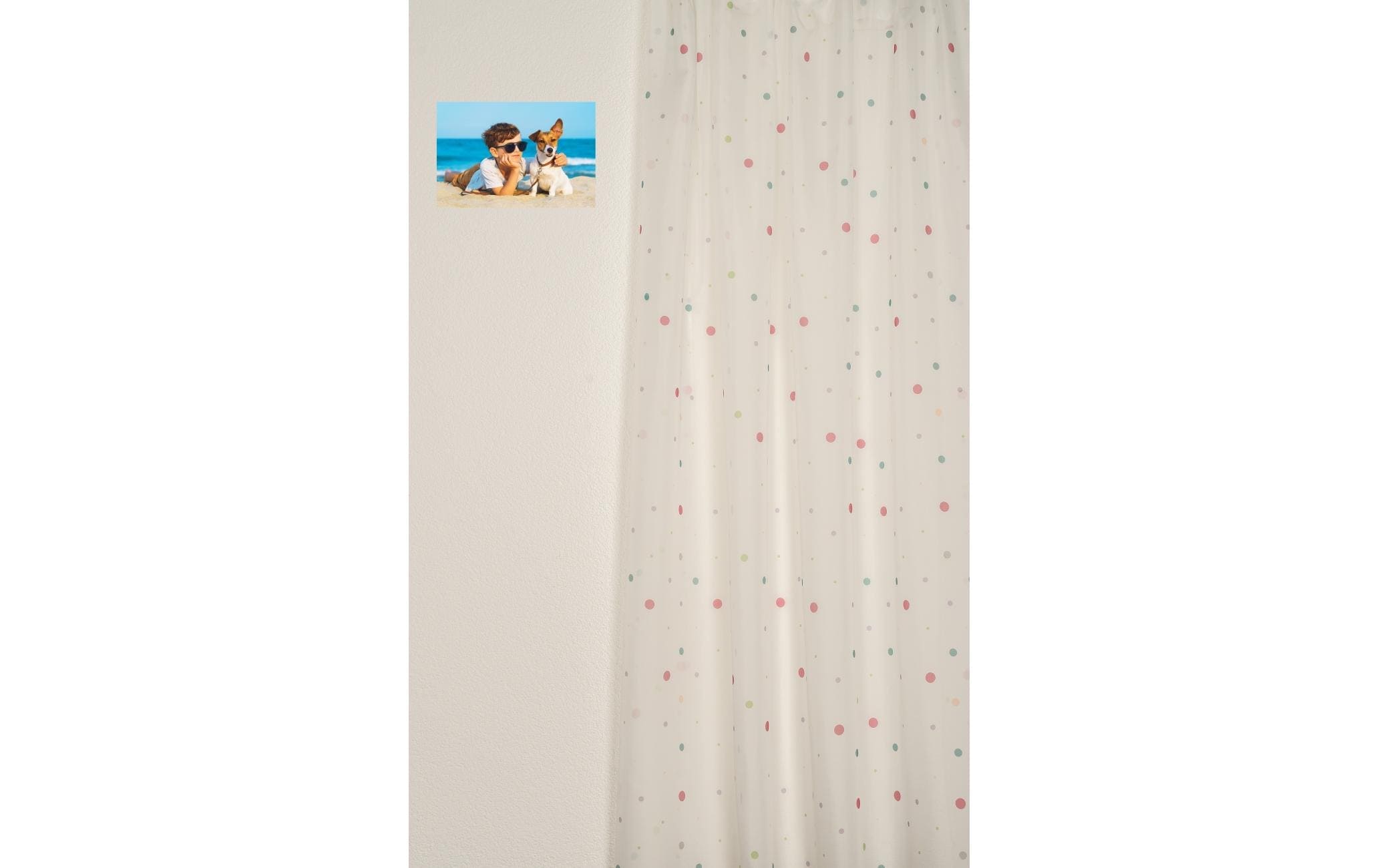 Kindervorhang.ch Vorhang »Bini mit Faltenband 140 cm x 240 cm«, (1 St.)