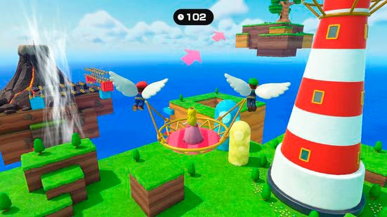 Nintendo Switch Konsolen-Set »OLED weiss + Mario Party Jamboree«
