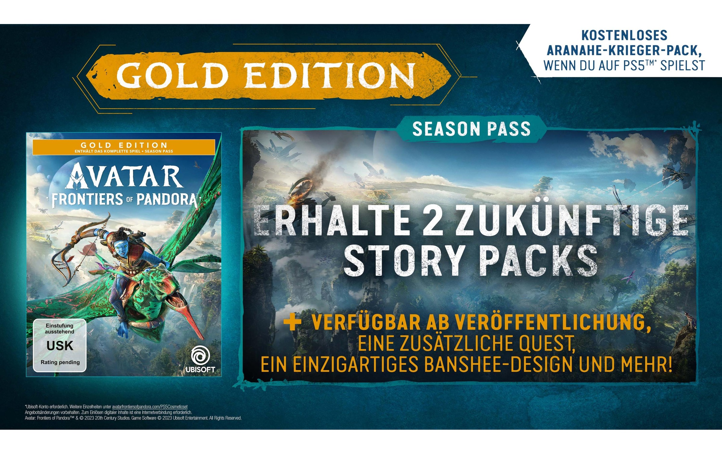 UBISOFT Spielesoftware »AVATAR: Frontiers of Pandora Gold Edition«, Xbox Series X