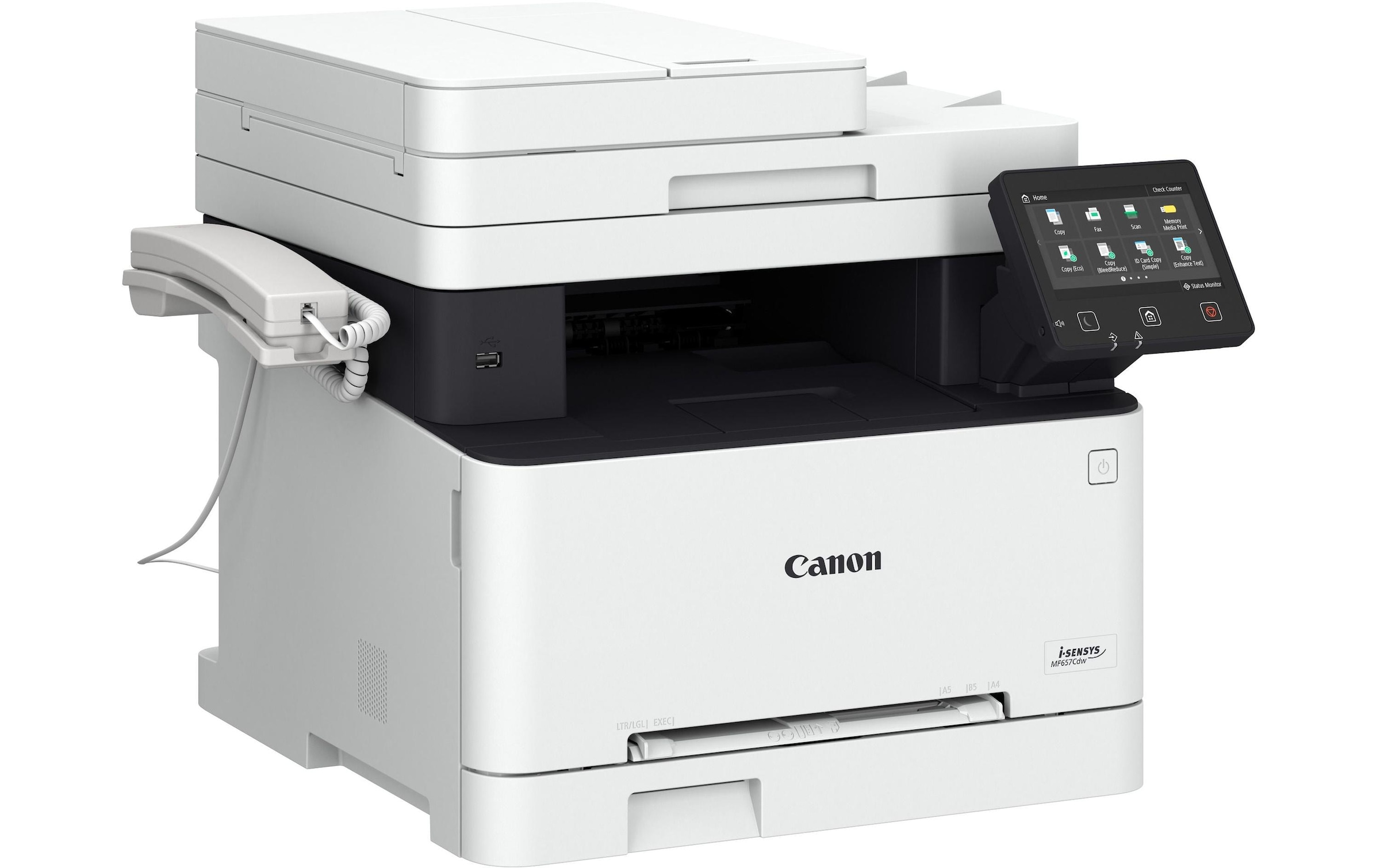 Canon Multifunktionsdrucker »Canon i-SENSYS MF657Cdw, A4,USB/LAN/WLAN«